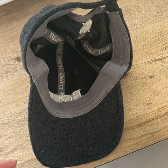 Born dark gray wool baseball cap - Picture 3 of 6